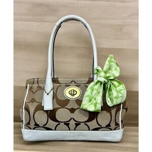 Y2K Coach 11557 Hampton Madeline Signature Satchel Bag